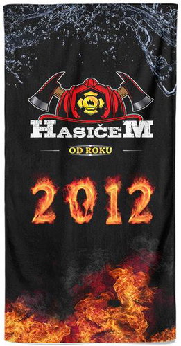 IMPAR Osuška Hasičem od roku 2012 - Bath Towel - Main image