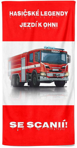 IMPAR Osuška Hasičské legendy – Scania - Bath Towel - Main image