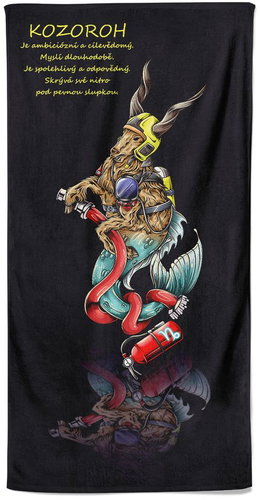 IMPAR Osuška Hasičské znamení Kozoroh - Bath Towel - Main image