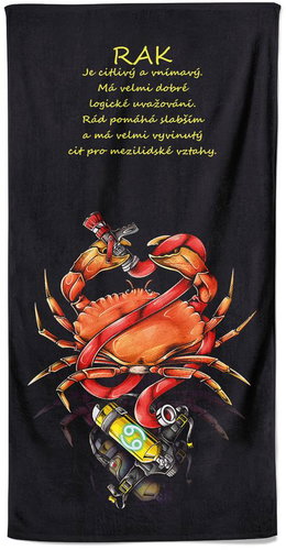 IMPAR Osuška Hasičské znamení Rak - Bath Towel - Main image