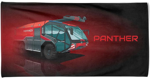 IMPAR Osuška Panther červený - Bath Towel - Main image