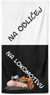 IMPAR Osuška Na obličej a na lokomotivu - Bath Towel