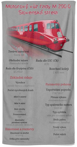 IMPAR Osuška Slovenská strela - Bath Towel - Main image