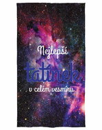 IMPAR Osuška Nejlepší táta ve vesmíru - Bath Towel