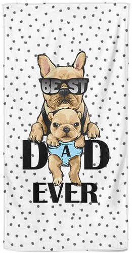 IMPAR Osuška Best dad ever - Bath Towel - Main image