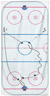 IMPAR Osuška Hokejové cvičení - Bath Towel