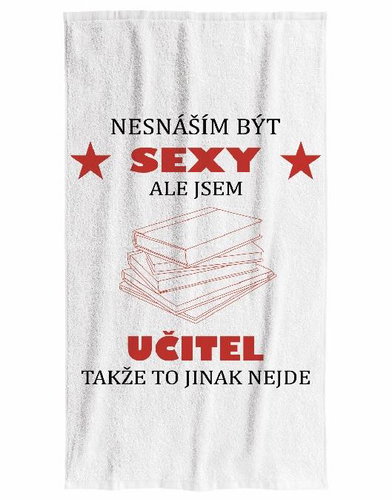 IMPAR Osuška Sexy učitel - Bath Towel - Main image