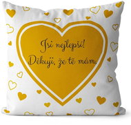 Impar Polštářek Děkuji, že tě mam - Pillow