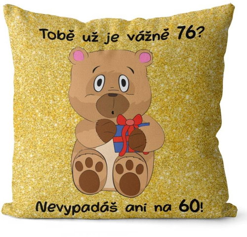 Impar pillow Are you really that old? age 76 - Pillow - Main image