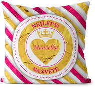 Impar pillow Best wife - striped - Pillow