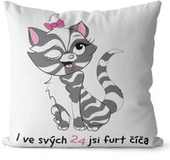 Impar pillow You are a kitty age 24 - Pillow