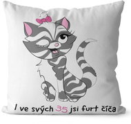 Impar pillow You are a kitty age 35 - Pillow