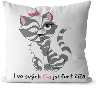 Impar pillow You are a kitty age 64 - Pillow