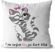 Impar pillow You are a kitty age 85 - Pillow