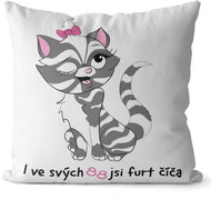 Impar pillow You are a kitty age 88 - Pillow