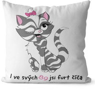 Impar pillow You are a kitty age 89 - Pillow