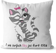 Impar pillow You are a kitty age 90 - Pillow