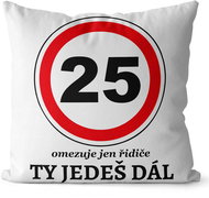 Impar Pillow You keep going age 25 - Pillow