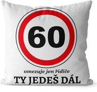 Impar polštář Ty jedeš dál věk 60 - Pillow