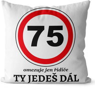 Impar Pillow You keep going age 75 - Pillow