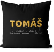 Impar pillow golden male. name Tomas - Pillow