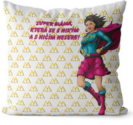 Impar Pillow Supermom - Hair Color=Black - Pillow