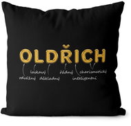 Impar pillow golden male. name Oldrich - Pillow