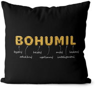 Impar pillow golden male. name Bohumil - Pillow