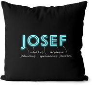 Impar pillow neon male name Josef - Pillow