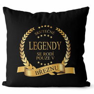 Impar pillow Real legends - months - March - Pillow