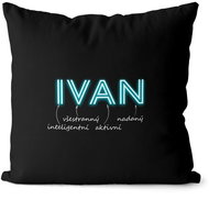 Impar pillow neon male name Ivan - Pillow