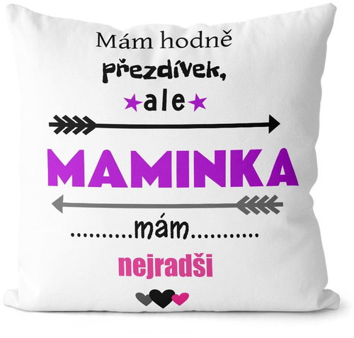 Impar Pillow I have a lot of nicknames - Mom - Pillow - Main image
