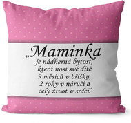 Impar polštář Maminka – život v srdci - Pillow