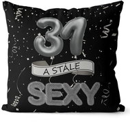 Impar pillow black Still sexy age 31 - Pillow