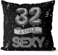 Impar pillow black Still sexy age 32 - Pillow