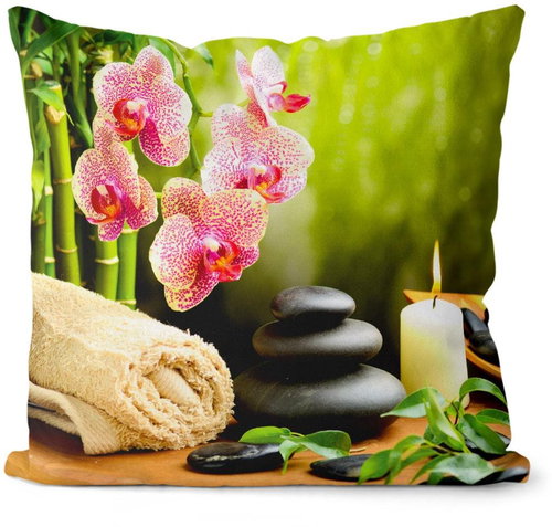 Impar pillow Flowers with stones - Pillow - Main image