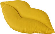 IMPAR Pillow yellow lips 52 × 27 cm - Pillow