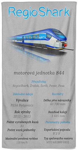 IMPAR Osuška RegioShark - 100 × 170 cm - Bath Towel - Main image