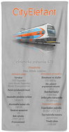 IMPAR Osuška CityElefant - 70 × 140 cm - Bath Towel