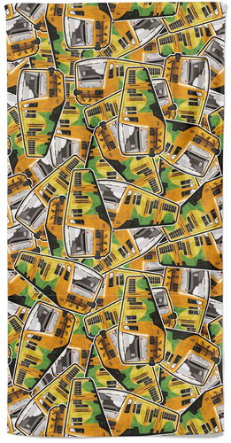 IMPAR Osuška Regionova pattern - 100 × 170 cm - Bath Towel - Main image