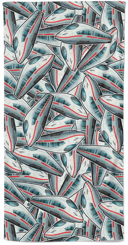 IMPAR Osuška ICE 3 pattern - 100 × 170 cm - Bath Towel - Main image