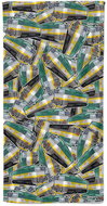 IMPAR Osuška Brejlovec zelený pattern - 70 × 140 cm - Bath Towel