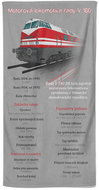IMPAR Osuška Lokomotiva V 180 (DR) - 70 × 140 cm - Bath Towel