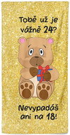IMPAR Tobě už je tolik? 24 let – 70 × 140 cm - Bath Towel