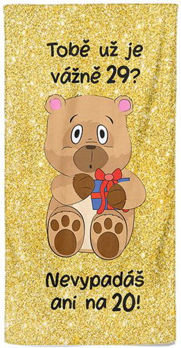 IMPAR Tobě už je tolik? 29 let – 70 × 140 cm - Bath Towel - Main image