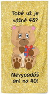 IMPAR Tobě už je tolik? 48 let – 70 × 140 cm - Bath Towel