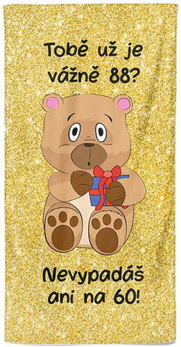 IMPAR Tobě už je tolik? 88 let – 70 × 140 cm - Bath Towel - Main image