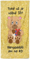 IMPAR Tobě už je tolik? 53 let – 100 × 170 cm   - Bath Towel