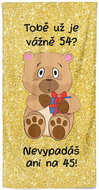 IMPAR Tobě už je tolik? 54 let – 100 × 170 cm   - Bath Towel