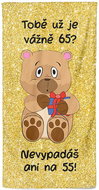 IMPAR Tobě už je tolik? 65 let – 100 × 170 cm   - Bath Towel